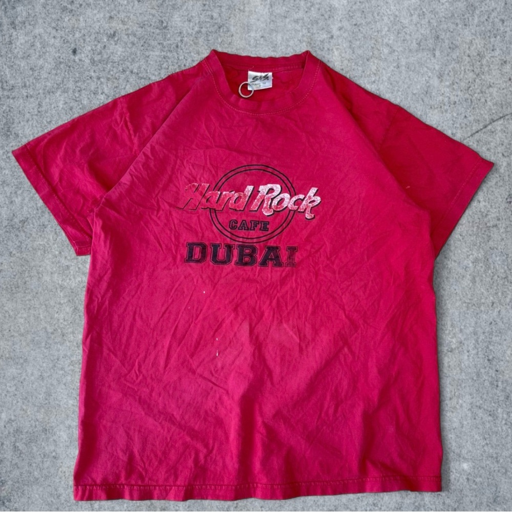 Hard Rock Cafe Dubai Red Tee